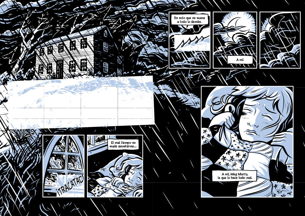 Una arruga en el tiempo (Novela gráfica) / A Wrinkle in Time: The Graphic Novel interior 1 (ISBN 9781644731765)