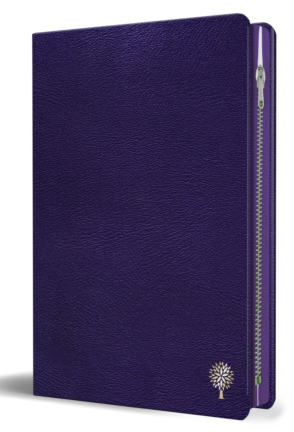 Biblia Reina Valera 1960 Tamaño grande, letra grande piel morada con cremallera / Spanish Holy Bible RVR 1960 Large Size Large Print Purple Leather with Zipper cover (ISBN 9781644732229)