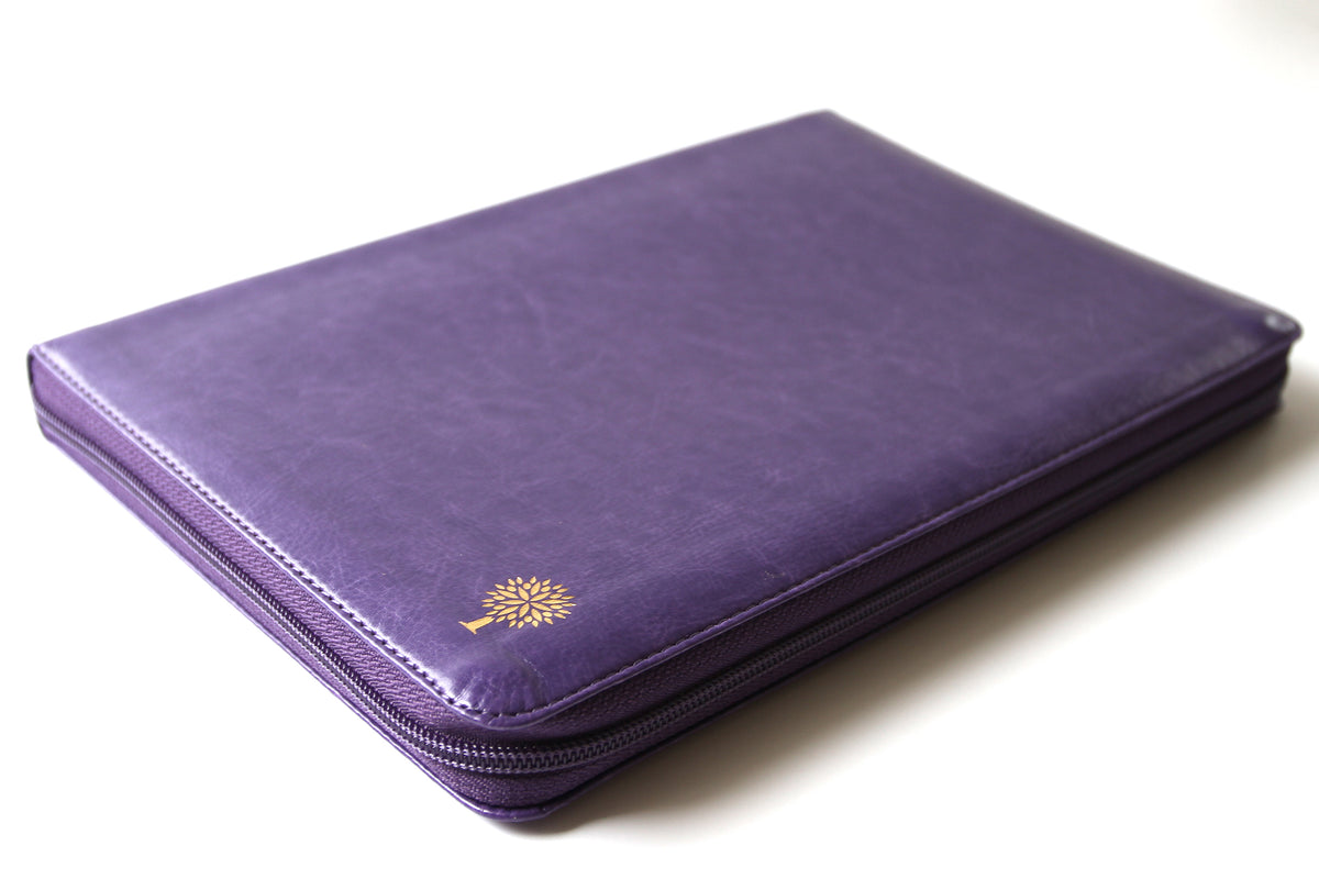 Biblia Reina Valera 1960 Tamaño grande, letra grande piel morada con cremallera / Spanish Holy Bible RVR 1960 Large Size Large Print Purple Leather with Zipper interior 1 (ISBN 9781644732229)