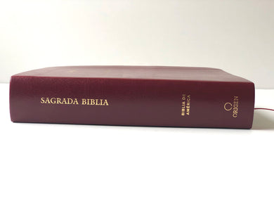 Biblia Católica en español. Símil piel vinotinto, tamaño compacto / Catholic Bible. Spanish-Language, Leathersoft, Wine, Compact interior 2 (ISBN 9781644733011)