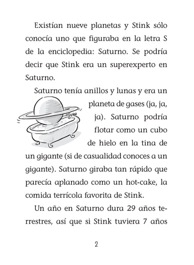 Stink superhéroe del sistema solar/ Stink: Solar System Superhero interior 3 (ISBN 9781644733493)