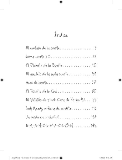 Judy Moody y el amuleto de la mala suerte / Judy Moody and the Bad Luck Charm interior 7 (ISBN 9781644733516)