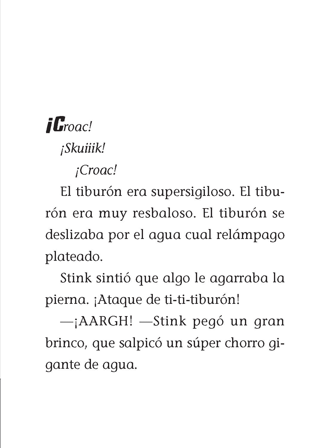 Stink y la rareza de la rana rara / Stink and the Freaky Frog Freakout interior 2 (ISBN 9781644733578)
