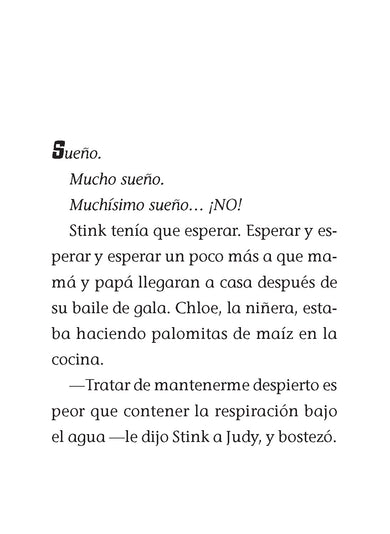 Stink y la pijamada tiburón / Stink and the Shark Sleepover interior 1 (ISBN 9781644733585)