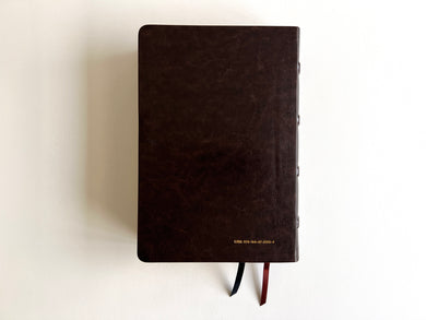 RVR 1960 Biblia de estudio Dake, tamaño grande, piel duotono marrón / Spanish RVR 1960 Dake Study Bible, Large Size, Duotone Brown Leather interior 6 (ISBN 9781644733684)