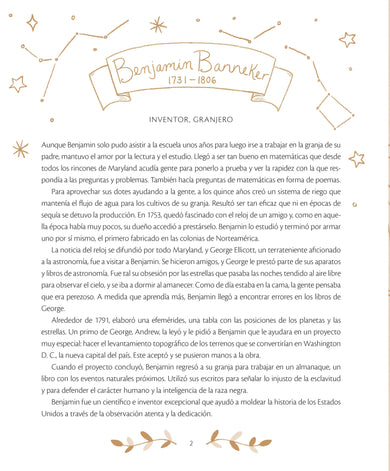 Pequeños héroes: hombres extraordinarios de la historia afroamericana / Little Legends: Exceptional Men in Black History interior 8 (ISBN 9781644733813)