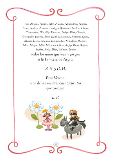 La Princesa de Negro y la cita misteriosa / The Princess in Black and the Mysterious Playdate interior 1 (ISBN 9781644733837)