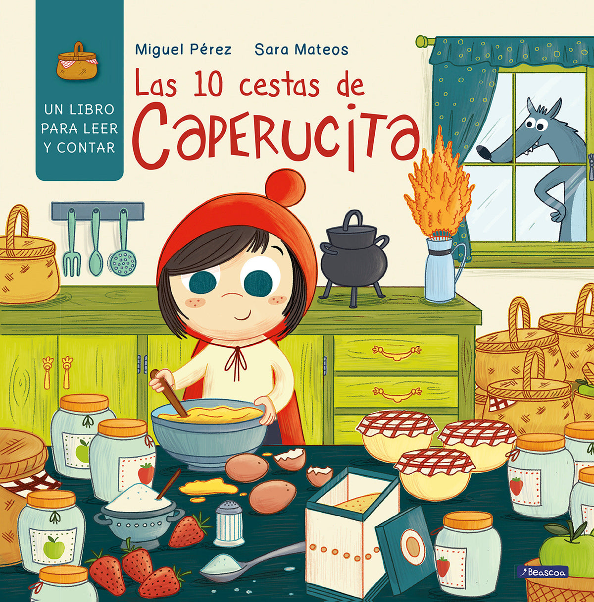 Las 10 cestas de Caperucita / Little Red Riding Hood's 10 Baskets cover (ISBN 9781644734391)