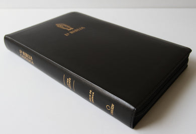 La Biblia Católica letra y tamaño grande. Símil piel negra, cremallera / Catholic Bible in spanish Black Leathersoft with Zipper interior 2 (ISBN 9781644734612)