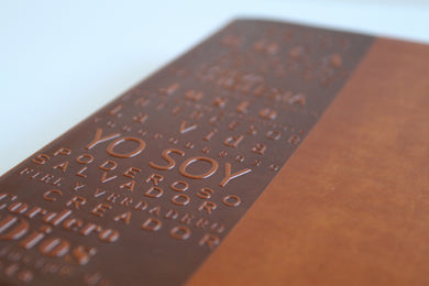 Biblia RVR60 letra grande tamaño manual, simil piel canela con nombres de Dios / Spanish Bible RVR60 Handy Size Large Print Leather soft Brown with Names of Go interior 4 (ISBN 9781644734957)