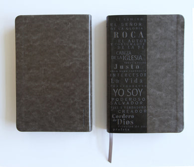 Biblia RVR 1960 letra grande tamaño manual, simil piel gris con nombres de Dios / Spanish Bible RVR 1960 Handy Size Large Print Leathersoft Grey, Names of god interior 1 (ISBN 9781644735602)