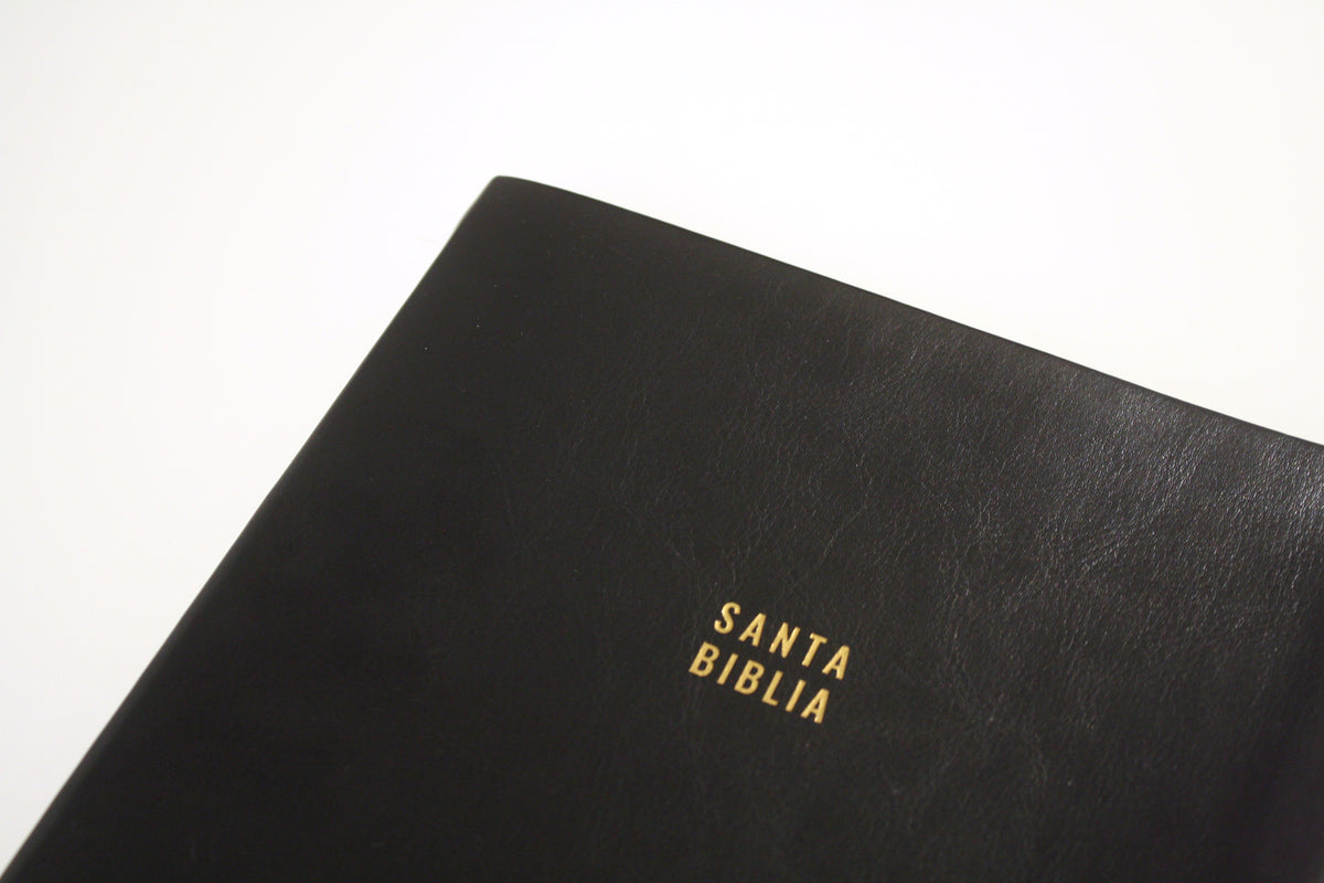 Biblia Reina Valera letra súper gigante, símil piel negro / Spanish Bible Reina Valera Super Giant Print, Black Leathersoft interior 2 (ISBN 9781644735664)