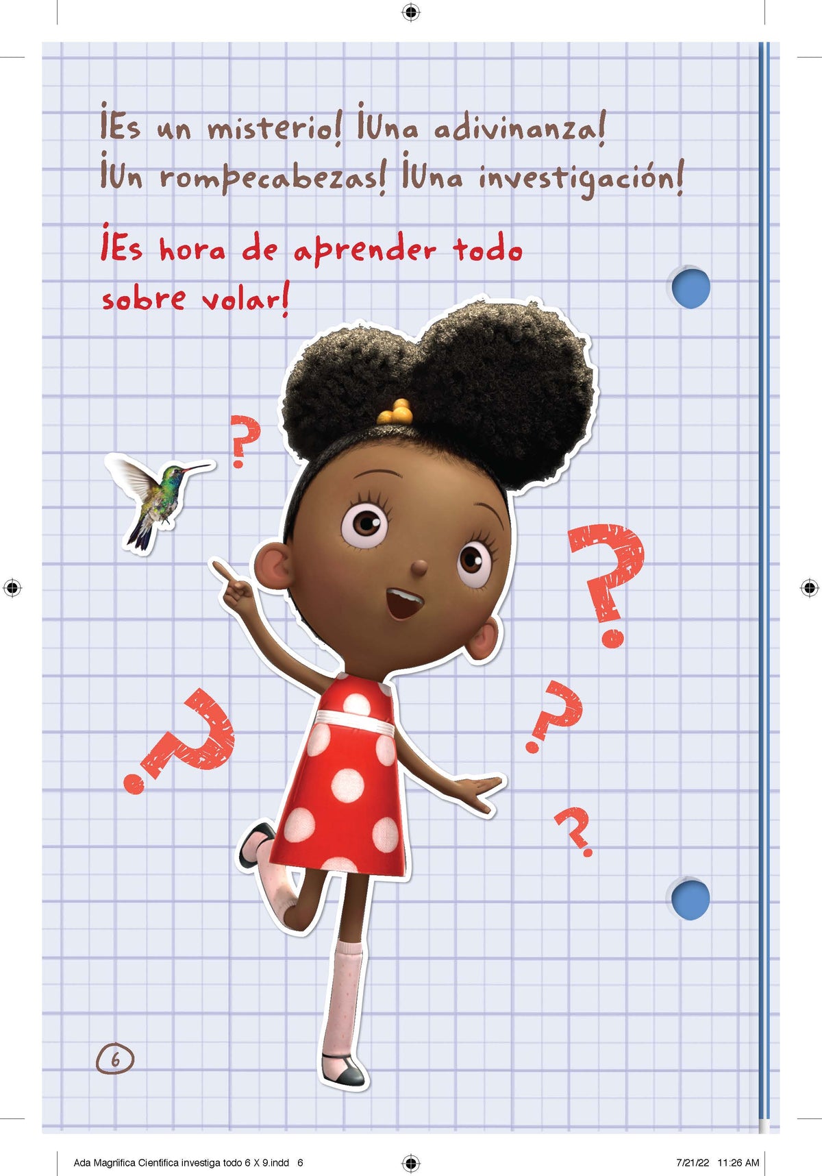 Ada Magnífica, científica investiga: ¡Todo sobre volar! / Ada Twist, Scientist: Exploring Flight! interior 6 (ISBN 9781644737026)