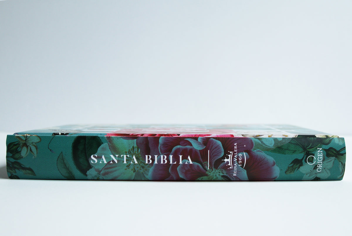 Biblia RVR 1960 letra grande tamaño manual, tapa dura Jardin de flores / Spanish Bible RVR 1960 Handy Size Large Print Hardcover Garden of Flowers interior 4 (ISBN 9781644737736)