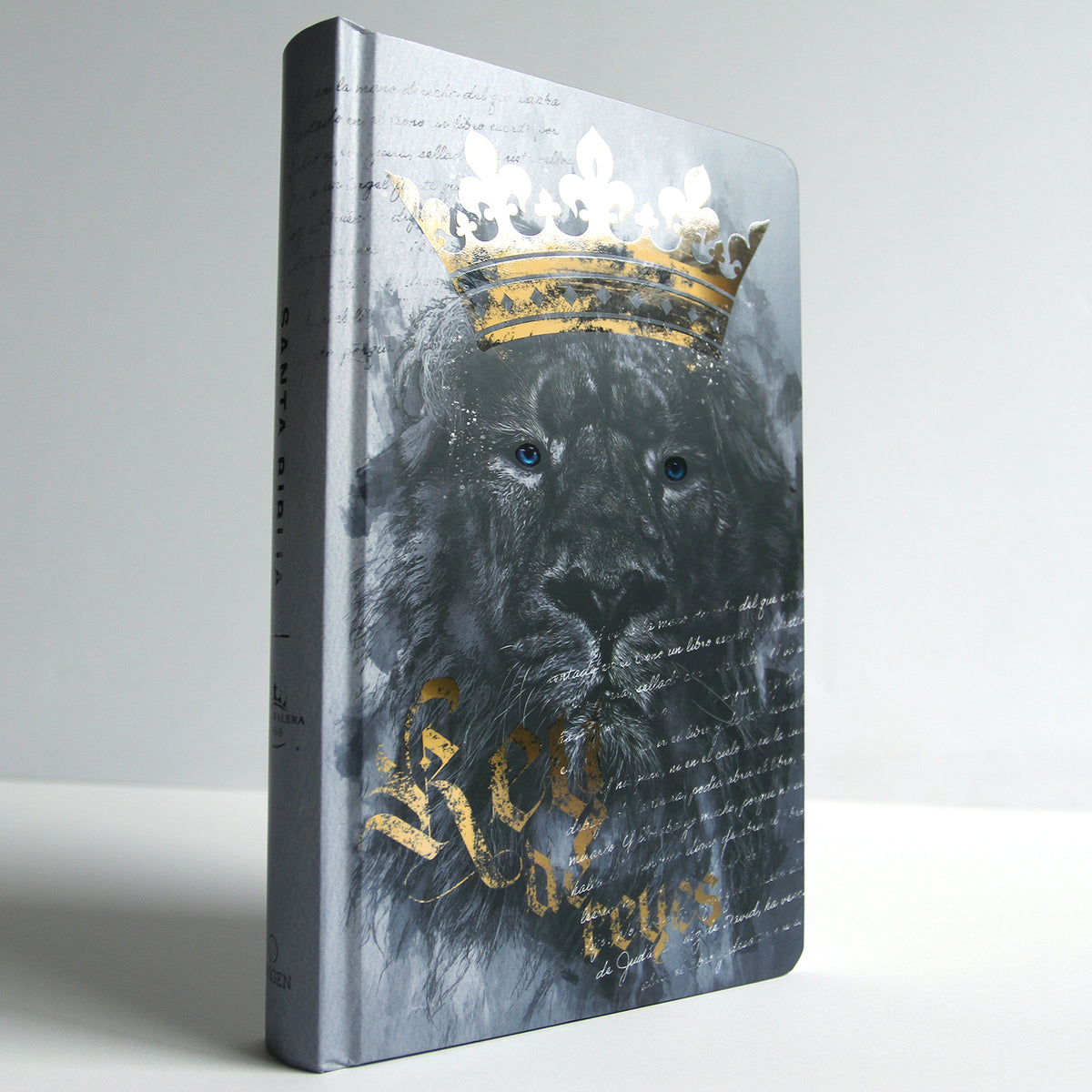 Biblia RVR60 letra grande tamaño manual, tapa dura León Rey de Reyes / Spanish Bible RVR60 Handy Size Large Print Hardcover Lion King of Kings interior 2 (ISBN 9781644737781)