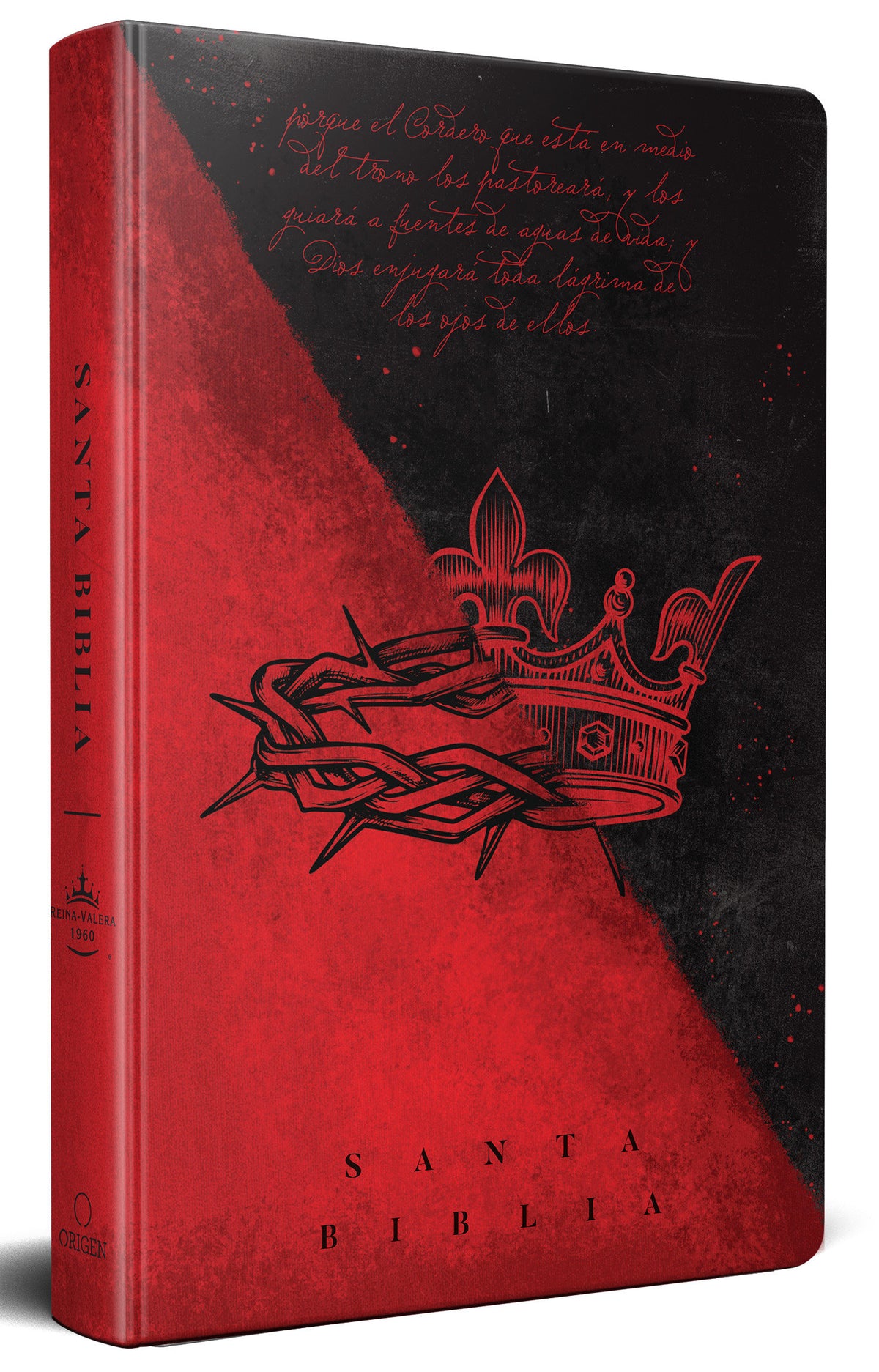 Biblia RVR 1960 letra grande tamaño manual, tapa dura doble corona / Spanish Bible RVR 1960 Handy Size Large Print Hardcover double crown cover (ISBN 9781644737798)