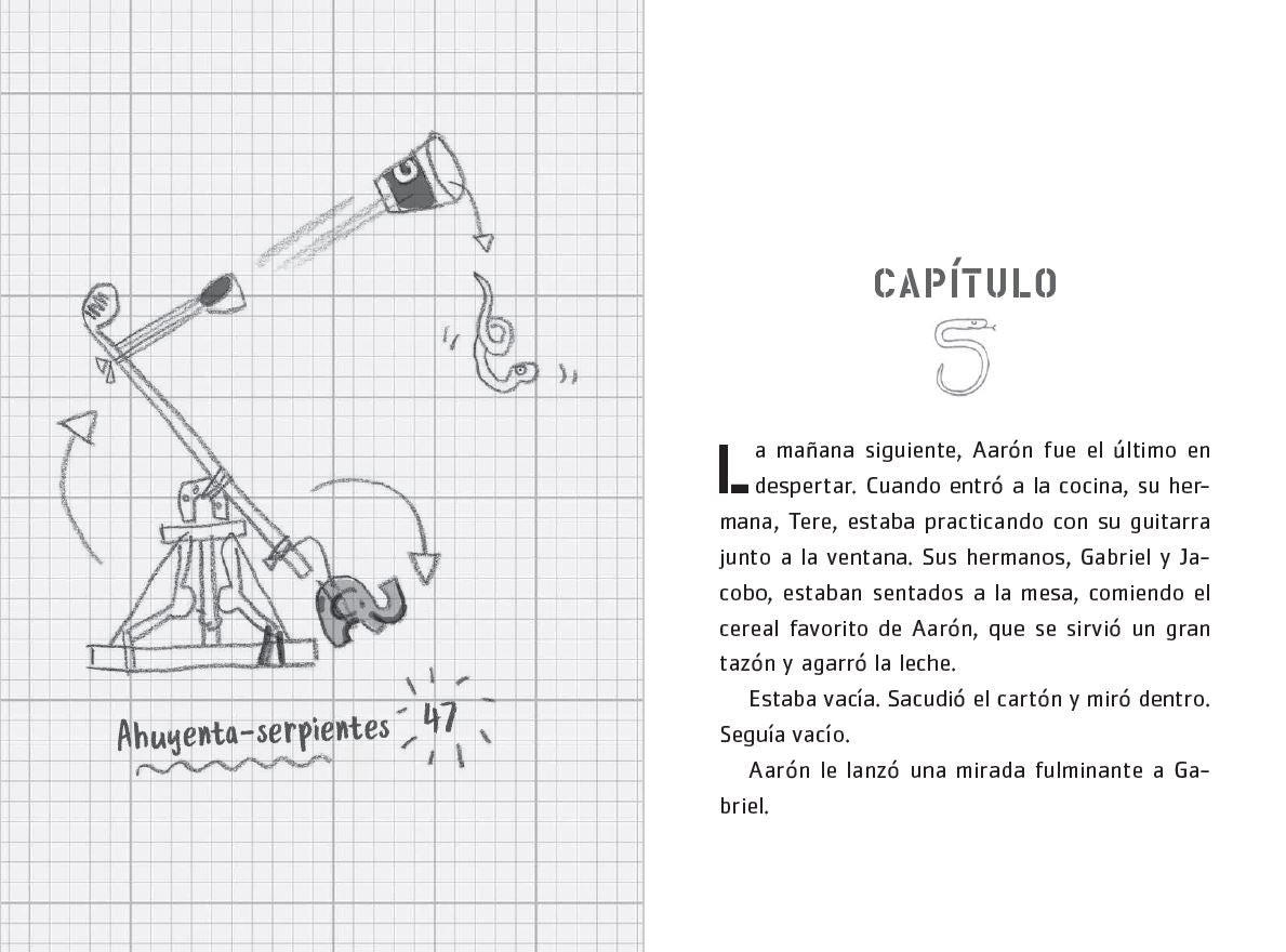 Aarón soñador y la serpiente sigilosa / Aaron Slater and the Sneaky Snake interior 2 (ISBN 9781644738559)