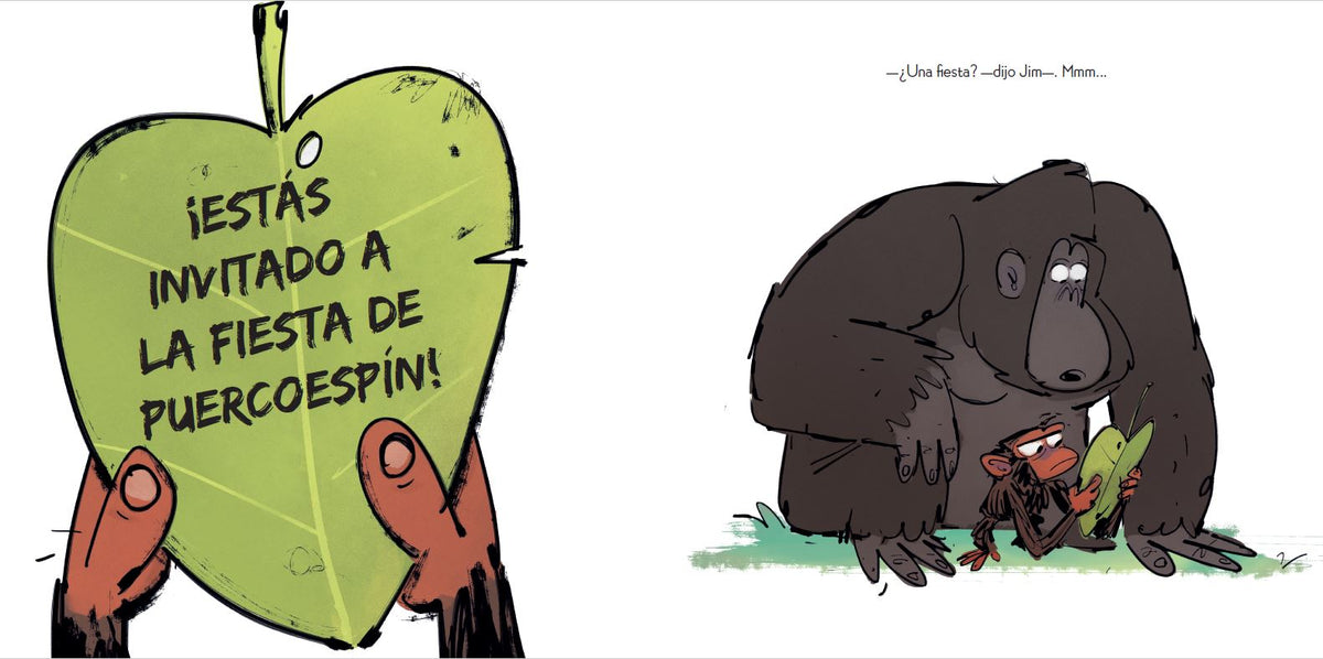 Grumpy Monkey: ¡Esto es una fiesta! / Grumpy Monkey Party Time! interior 1 (ISBN 9781644738672)