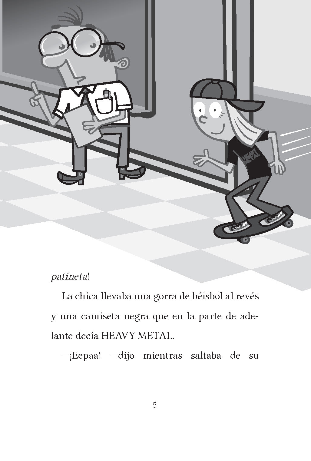 ¡La Srta. Laje se ha vuelto salvaje! / Miss Child Has Gone Wild! interior 4 (ISBN 9781646840083)
