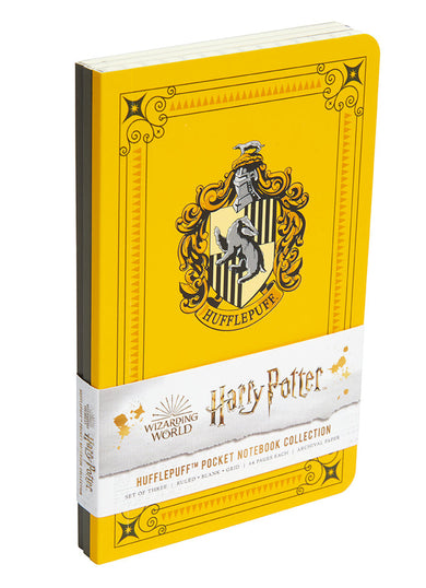 Harry Potter: Hufflepuff Pocket Notebook Collection (Set of 3) inside page 1