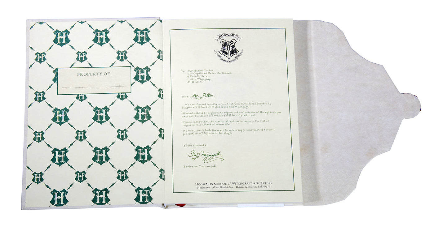 Harry Potter: Hogwarts Acceptance Letter Hardcover Ruled Journal inside page 2