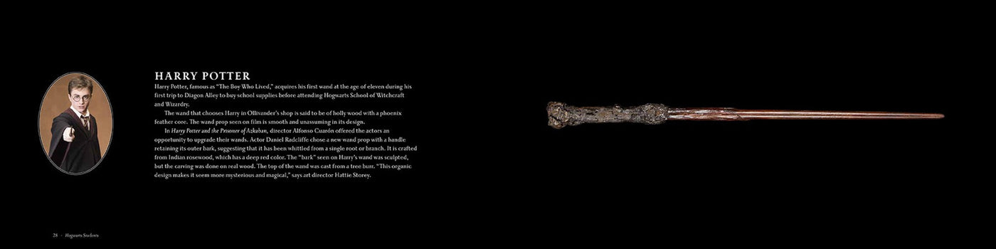 Harry Potter: The Wand Collection Gift Set inside page 3