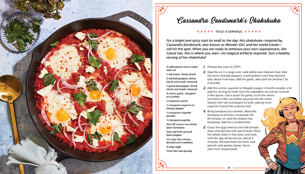 Wonder Woman: The Official Cookbook inside page 3