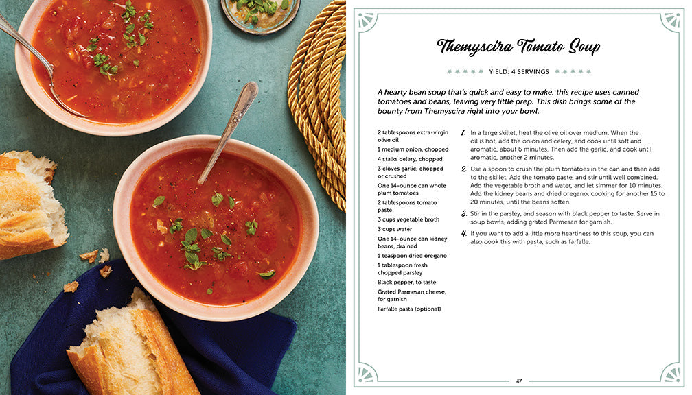 Wonder Woman: The Official Cookbook inside page 4