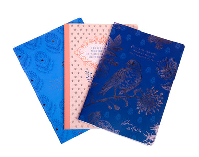 Jane Austen Sewn Notebook Collection (Set of 3) inside page 1
