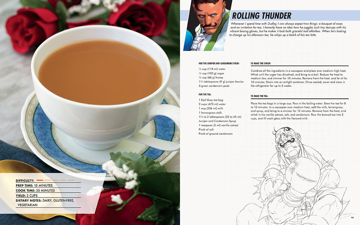 Street Fighter: The Official Street Food Cookbook inside page 1