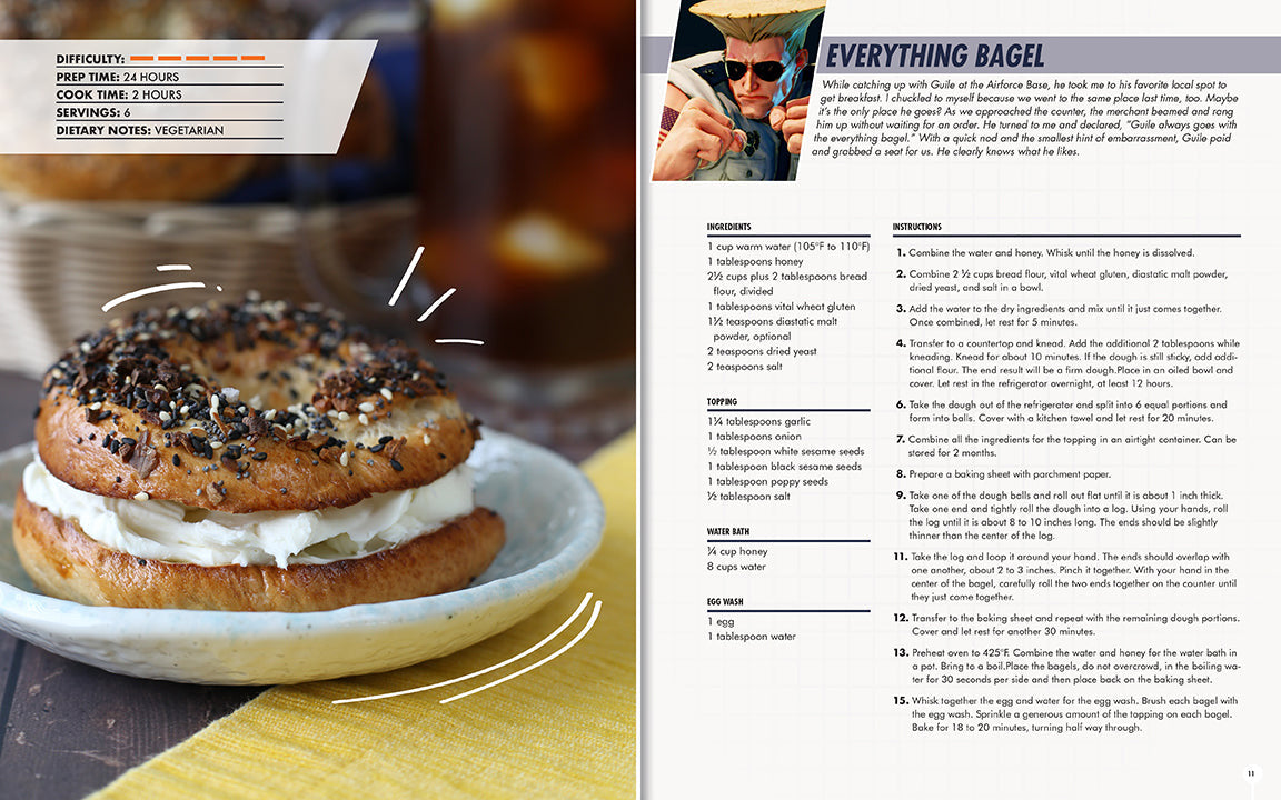 Street Fighter: The Official Street Food Cookbook inside page 2