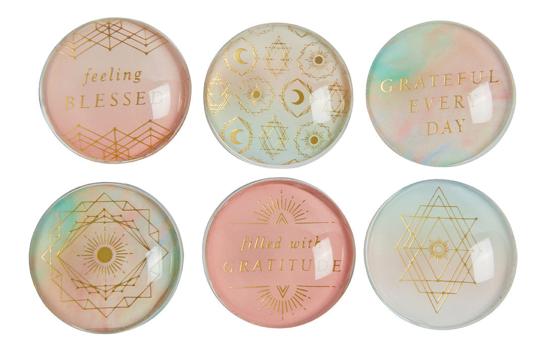 Gratitude Glass Magnet Set (Set of 6) inside page 2