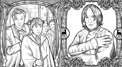 Harry Potter: Coloring Wizardry inside page 2