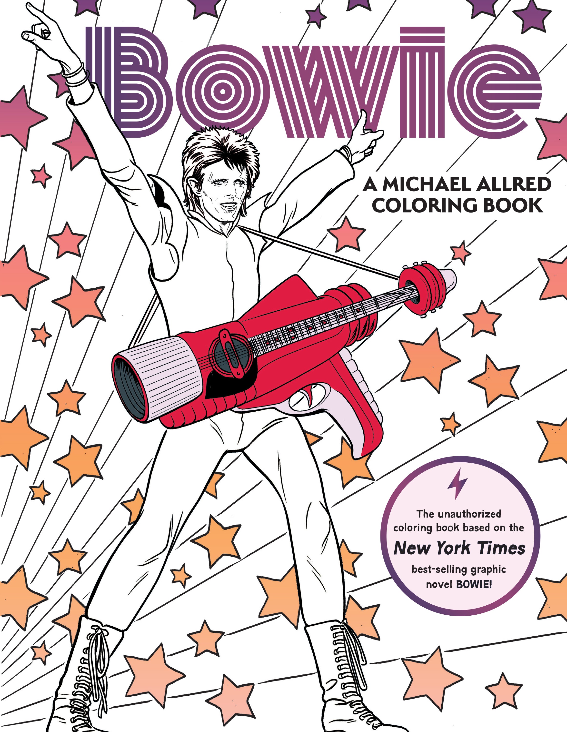 Bowie: A Michael Allred Coloring Book