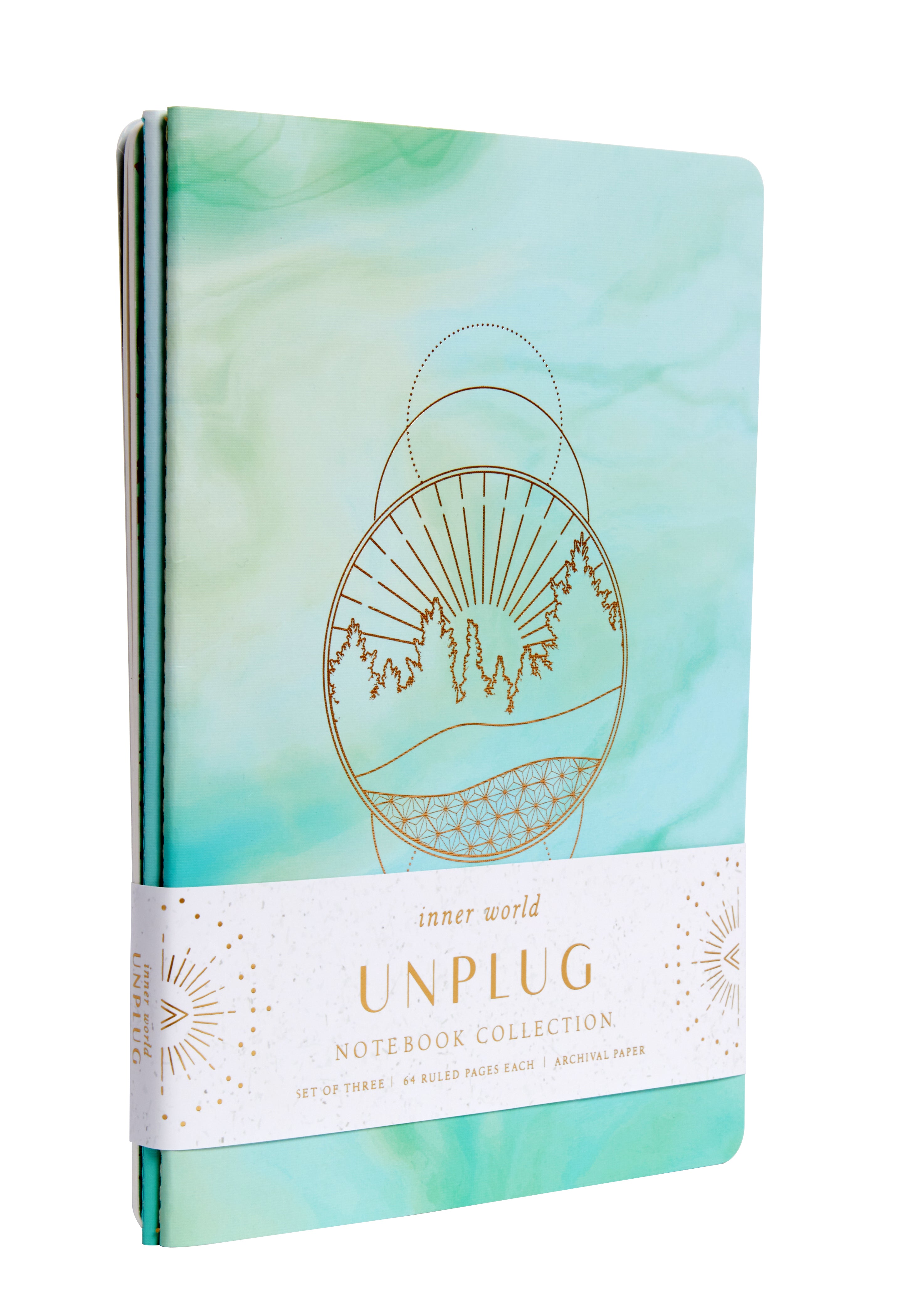 Unplug Sewn Notebook Collection (Set of 3)