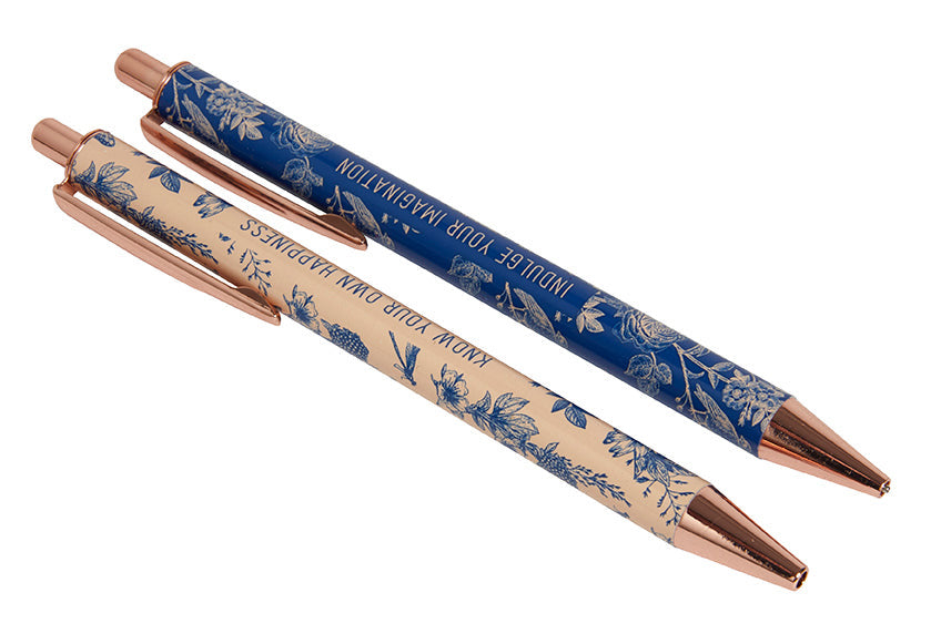 Jane Austen: Floral Pen and Pencil Set (Set of 2) inside page 1