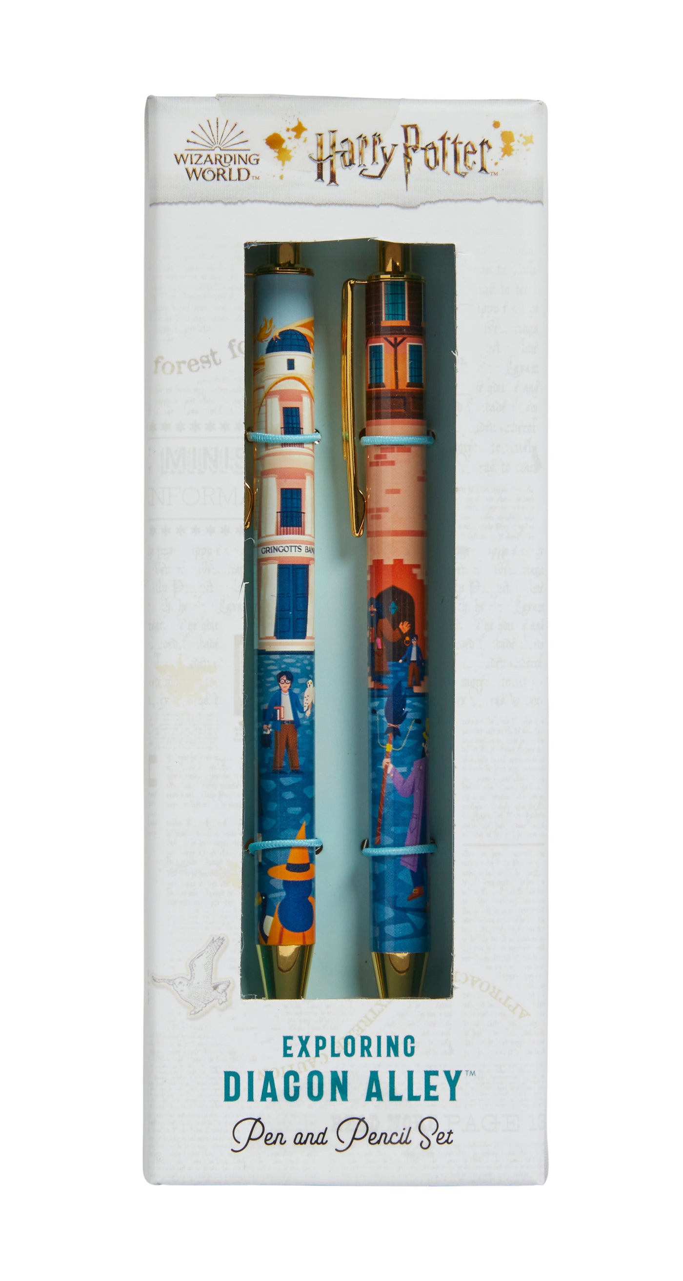 Harry Potter: Exploring Diagon Alley Pen and Pencil Set (Set of 2)