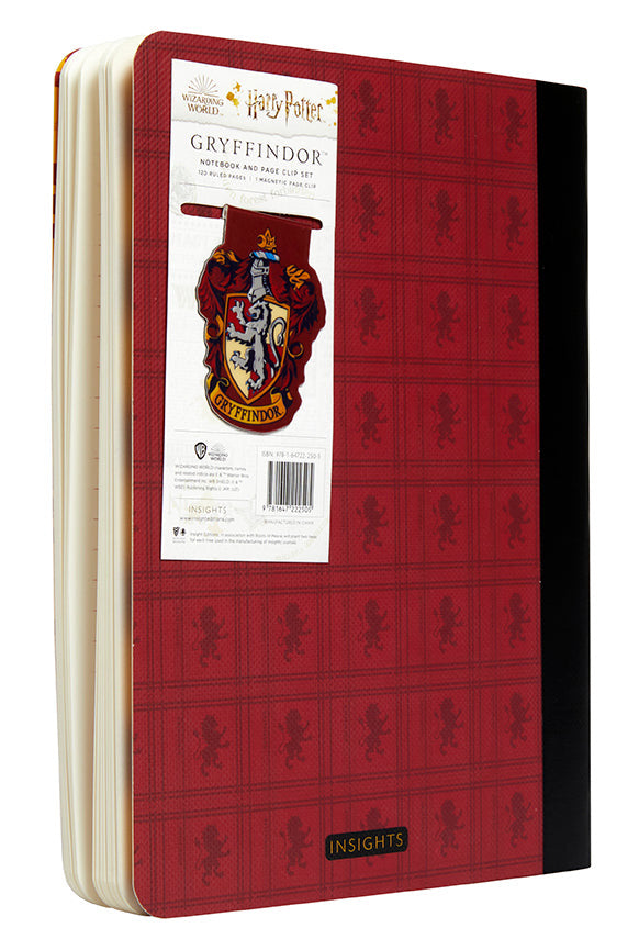 Harry Potter: Gryffindor Notebook and Page Clip Set inside page 1