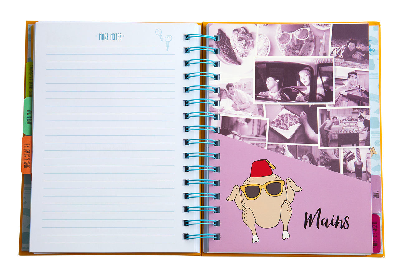 Friends: The Official Recipe Journal inside page 1