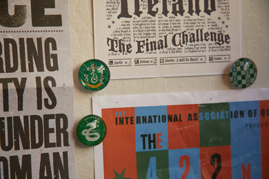 Harry Potter: Slytherin Glass Magnet Set (Set of 6) inside page 1