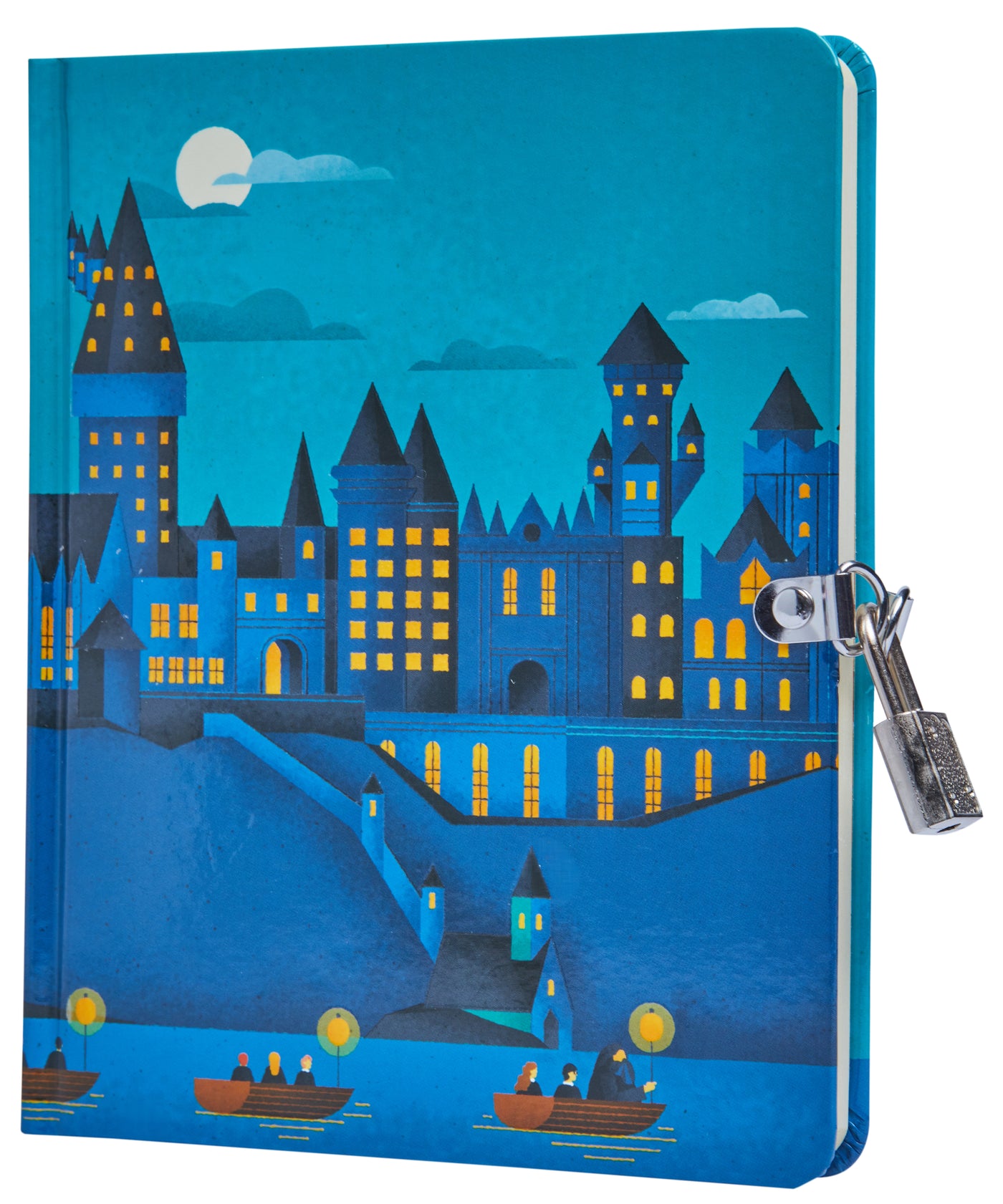 Harry Potter: Hogwarts Castle at Night Lock & Key Diary