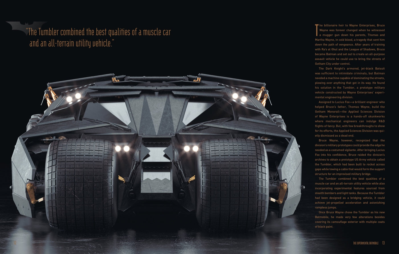 Batmobile Manual inside page 1