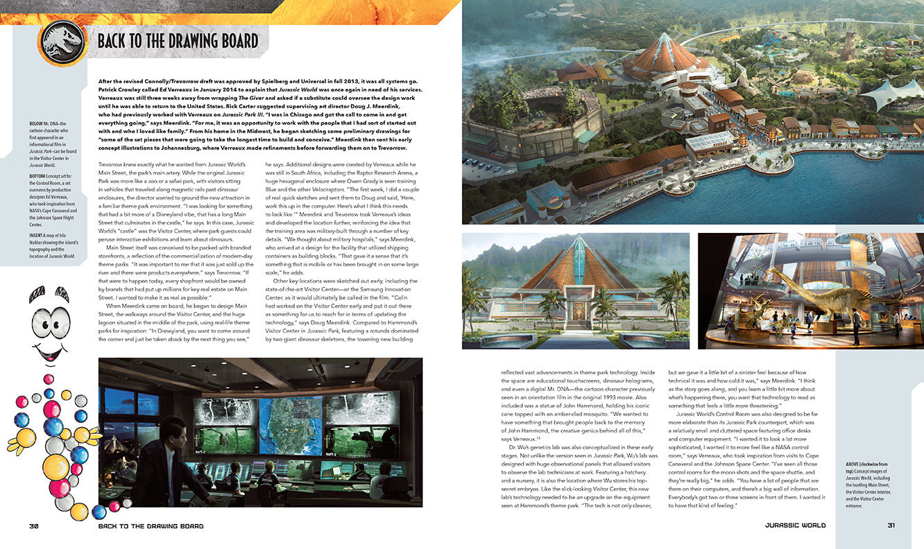 Jurassic World: The Ultimate Visual History inside page 1