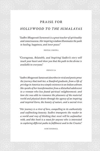 Hollywood to the Himalayas inside page 1