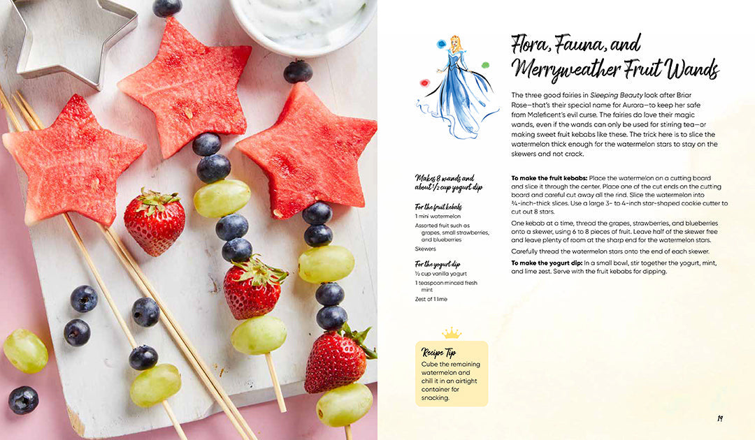 Disney Princess Tea Parties Cookbook inside page 2