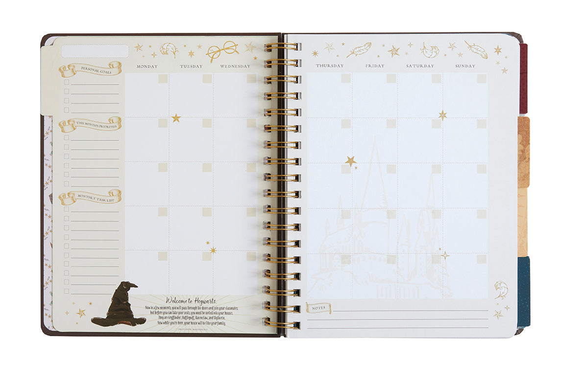 Harry Potter: Hogwarts 12-Month Undated Planner inside page 2