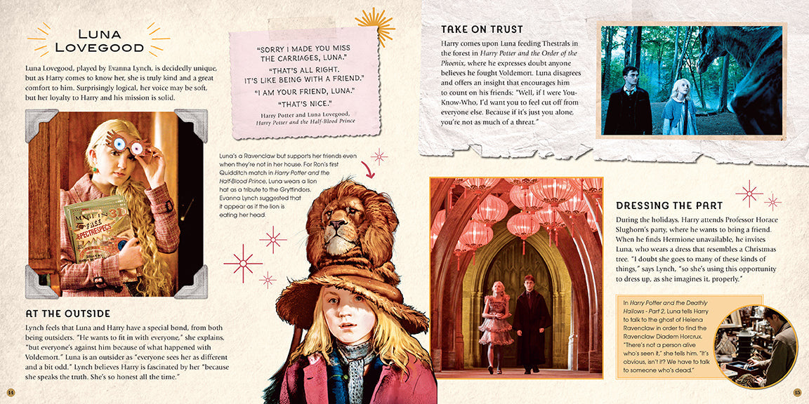 Harry Potter: Friends & Foes: A Movie Scrapbook inside page 4