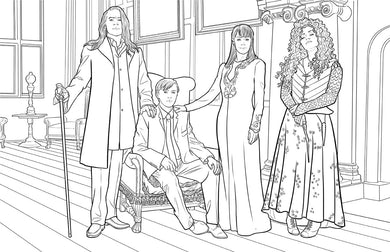 Harry Potter: Slytherin House Pride: The Official Coloring Book inside page 3