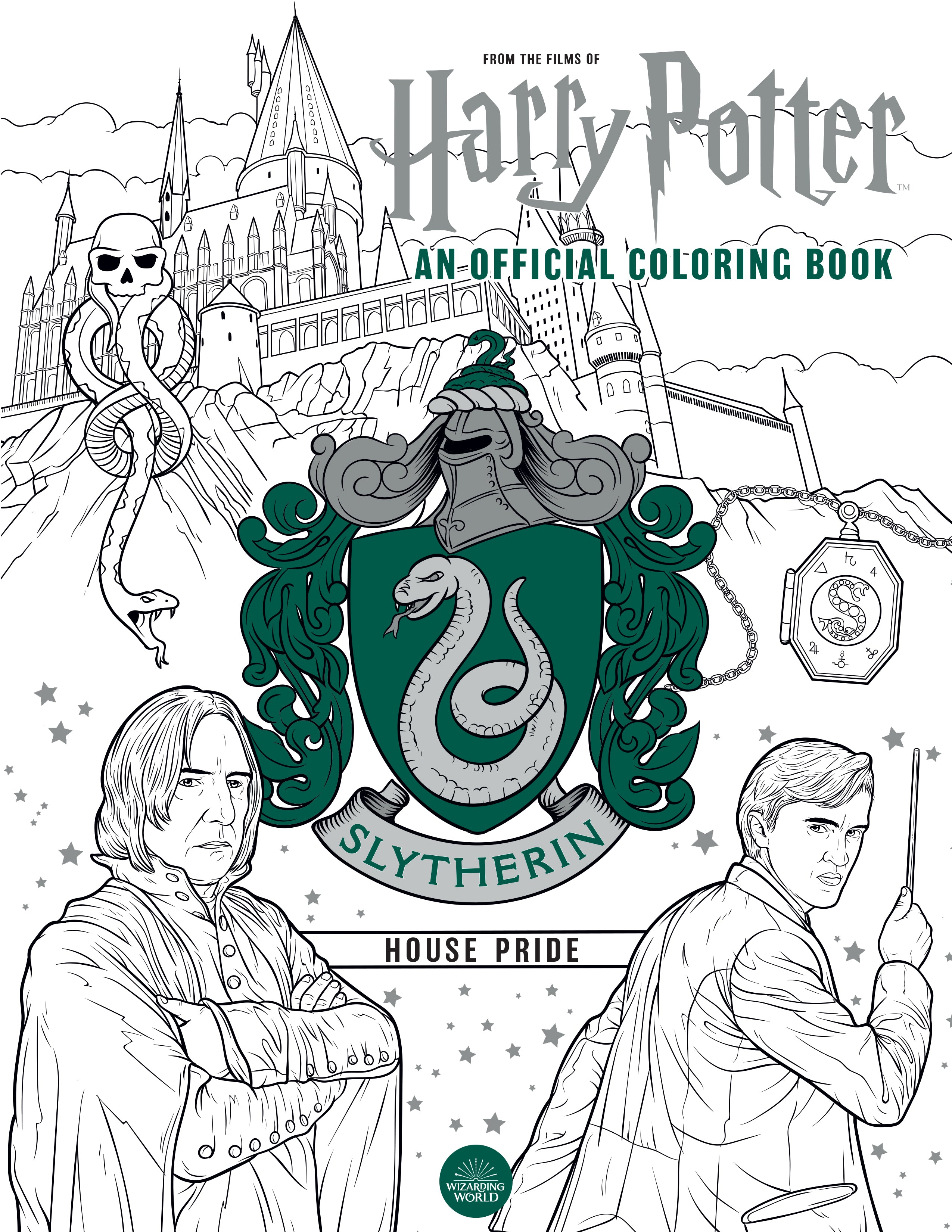 Harry Potter: Slytherin House Pride: The Official Coloring Book