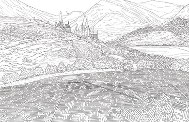 Harry Potter: Hufflepuff House Pride: The Official Coloring Book inside page 2